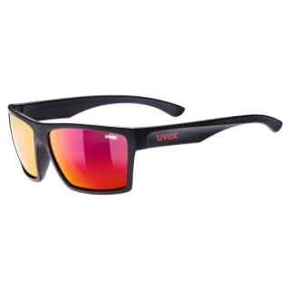 Okuliare UVEX lgl 29 black mat / mir.red